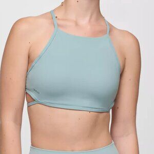 Prana Luxara High Neck Bra + Legging Set in Teal